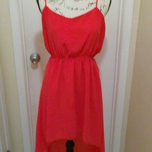 Forever 21 Coral high low dress